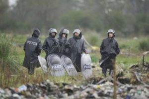 toma de terrenos